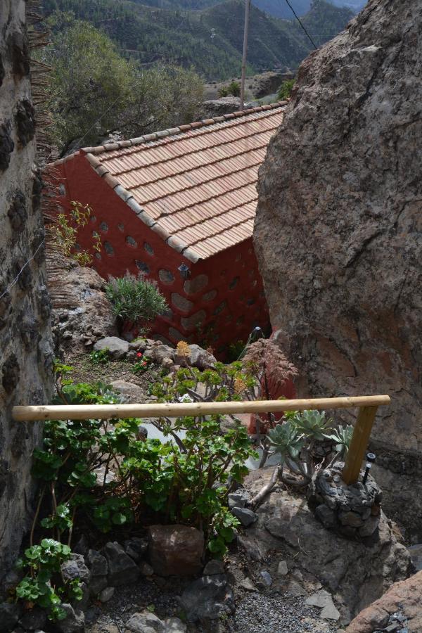 Casa Cueva El Pedregal Tejeda Villa Exterior foto